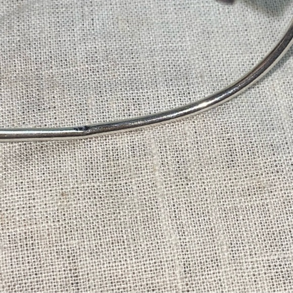 Tigers Eye Natural Gemstone leaves teardrop cuff - Picture 5 of 6